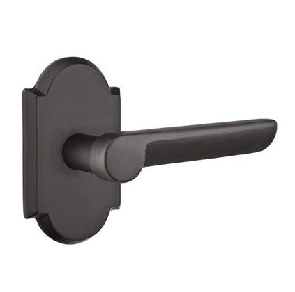 Emtek Sandcast Bronze Aurora Lever Concealed Screws with