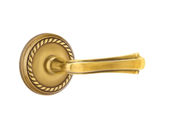 Emtek Wembley Lever Concealed Screws with Rope Rosette