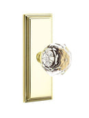 Emtek Diamond Knob Concealed Screws With 7” Wilshire Sideplate