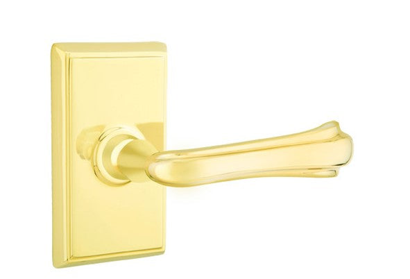 Emtek Wembley Lever with Rectangular Rosette