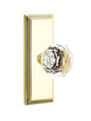 Emtek Diamond Knob With 7” Wilshire Sideplate