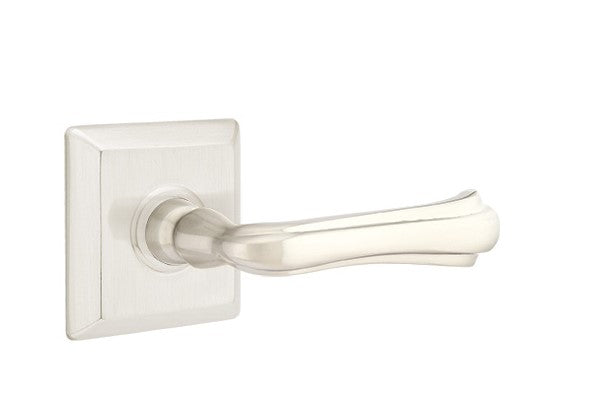 Emtek Wembley Lever Concealed Screws with Quincy Rosette