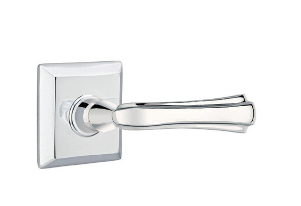 Emtek Wembley Lever Concealed Screws with Quincy Rosette