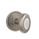 Emtek Beaded Egg Knob Concealed Screws With Lancaster Rosette