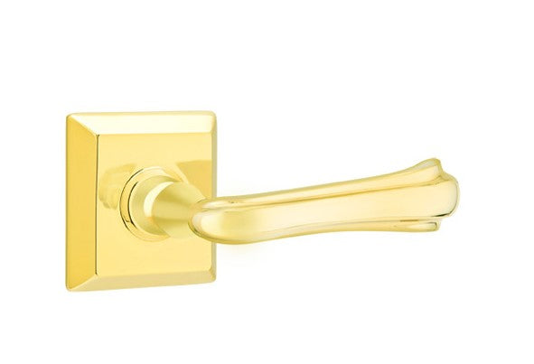 Emtek Wembley Lever Concealed Screws with Quincy Rosette