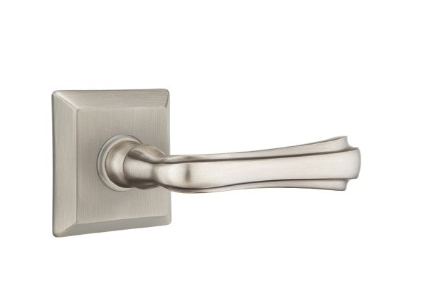 Emtek Wembley Lever Concealed Screws with Quincy Rosette