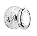 Emtek Beaded Egg Knob Concealed Screws With Lancaster Rosette
