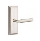 Emtek Manning Lever Concealed Screws with 7” Wilshire Sideplate
