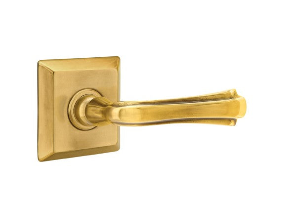 Emtek Wembley Lever Concealed Screws with Quincy Rosette