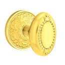 Emtek Beaded Egg Knob Concealed Screws With Lancaster Rosette