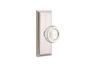 Emtek Ribbon & Reed Knob Concealed Screws With 7” Wilshire Rosette