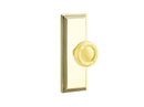 Emtek Ribbon & Reed Knob Concealed Screws With 7” Wilshire Rosette