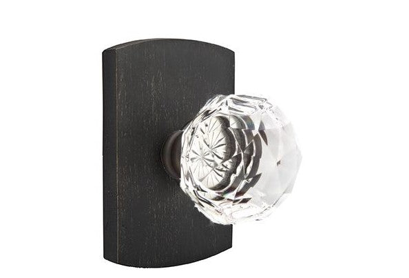 Emtek Glass Diamond Knob with