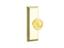 Emtek Ribbon & Reed Knob Concealed Screws With 7” Wilshire Rosette