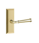 Emtek Merrimack Lever Concealed Screws with 7” Wilshire Sideplate