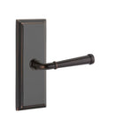 Emtek Merrimack Lever Concealed Screws with 7” Wilshire Sideplate