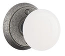 Emtek Wrought Stee Madison Ivory Knob with
