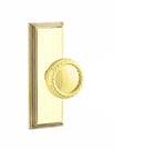 Emtek Rope Knob With 7” Wilshire Rosette