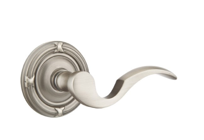 Emtek Cortina Lever Concealed Screws with Ribbon & Reed Rosette