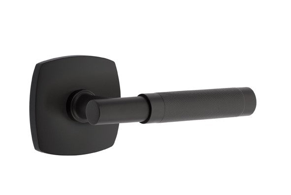 Emtek Select T-BAR Knurled Lever with Urban Modern Rosette