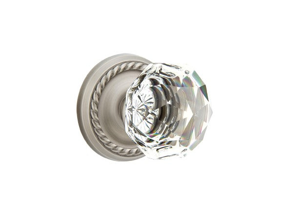 Emtek Diamond Knob With Rope Rosette