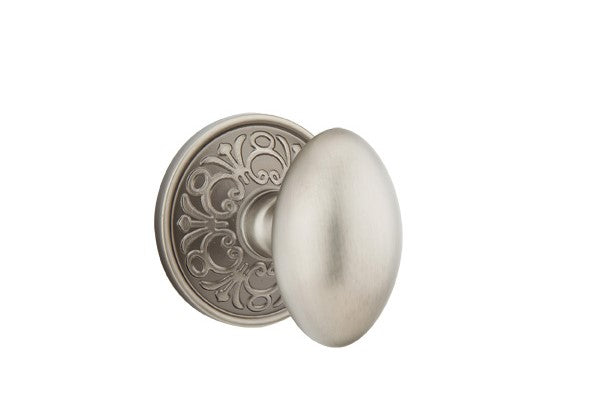 Emtek Egg Knob With Lancaster Rosette