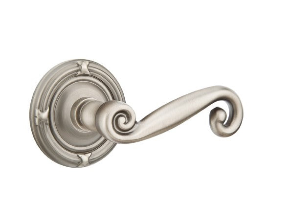 Emtek Rustic Lever Concealed Screws with Ribbon & Reed Rosette