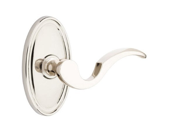 Emtek Cortina Lever Concealed Screws with Oval Rosette