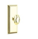 Emtek Victoria Knob Concealed Screws With 7” Wilshire Rosette