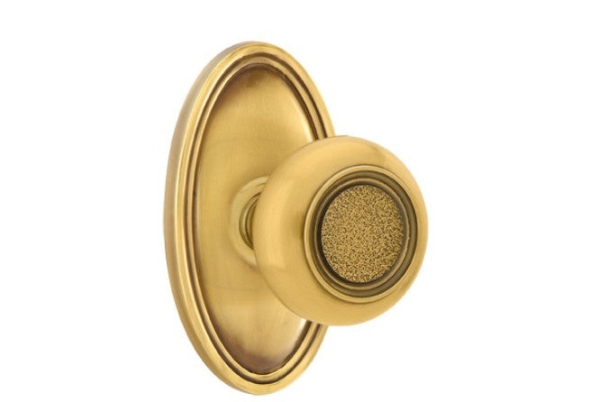 Emtek Belmont Knob Concealed Screws With Oval Rosette