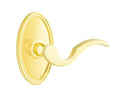 Emtek Cortina Lever with Oval Rosette