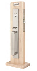 Emtek F13 Function Lugano Mortise Handleset with Select L-Square Faceted Lever