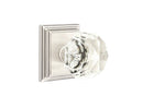 Emtek Diamond Knob Concealed Screws With Wilshire Rosette