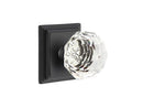 Emtek Diamond Knob Concealed Screws With Wilshire Rosette