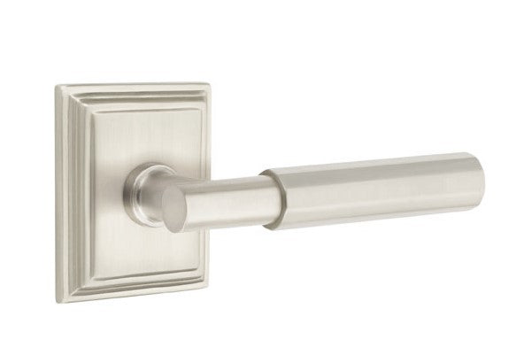 Emtek Select T-BAR Faceted Lever with Wilshire Rosette