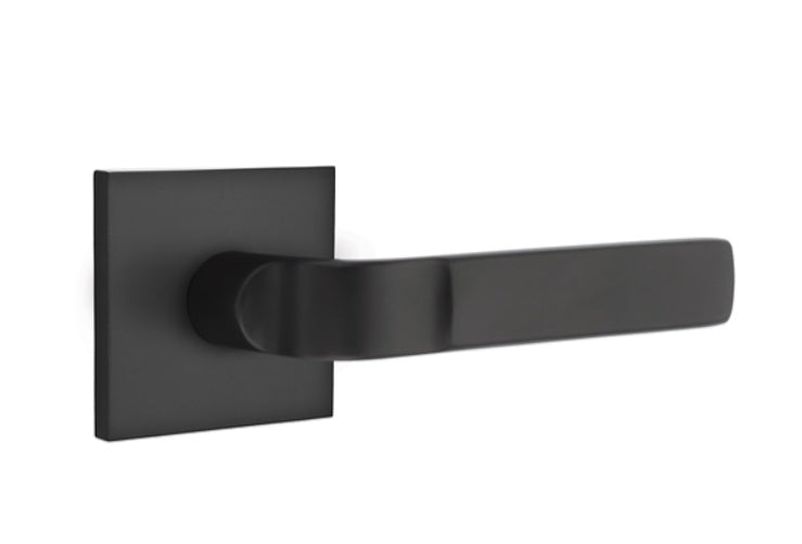 EMTEK Aston Lever Concealed Screws with Square Rosette