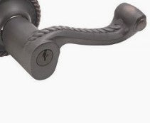 Emtek Rope Lever Key In Knob Lockset Single Cylinder with