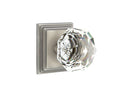 Emtek Diamond Knob Concealed Screws With Wilshire Rosette
