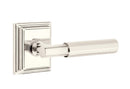 Emtek Select T-BAR Faceted Lever Concealed Screws with Wilshire Rosette