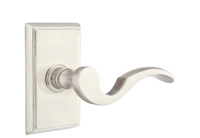 Emtek Cortina Lever Concealed Screws with Rectangular Rosette