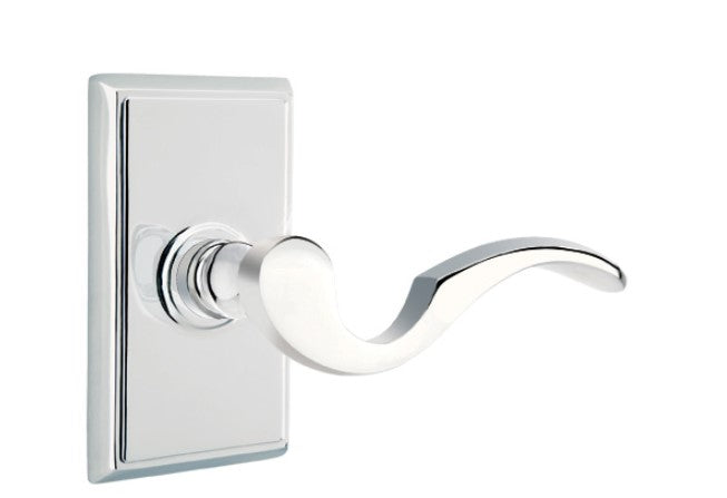 Emtek Cortina Lever Concealed Screws with Rectangular Rosette