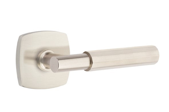 Emtek Select T-BAR Faceted Lever with Urban Modern Rosette