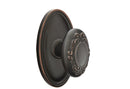 Emtek Victoria Knob Concealed Screws With Oval Rosette