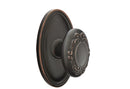 Emtek Victoria Knob With Oval Rosette