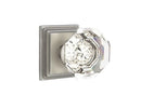 Emtek Old Town Knob Concealed Screws With Wilshire Rosette