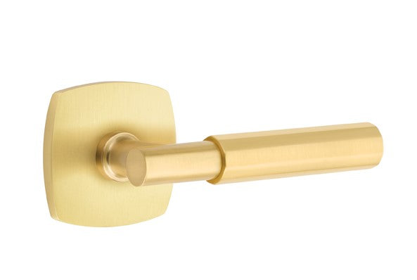 Emtek Select T-BAR Faceted Lever with Urban Modern Rosette