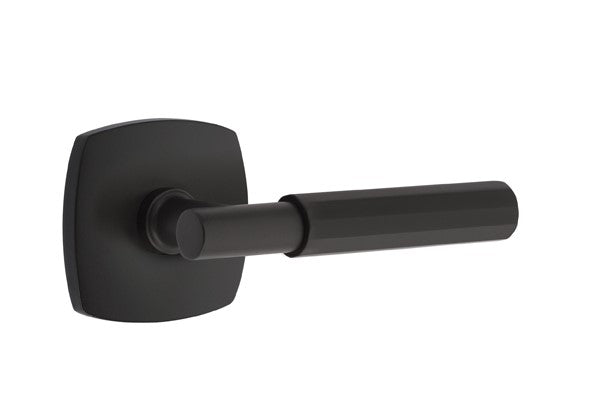 Emtek Select T-BAR Faceted Lever Concealed Screws with Urban Modern Rosette