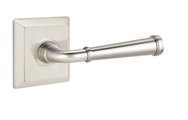 Emtek Merrimack Lever Concealed Screws with Quincy Rosette