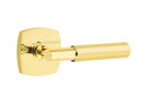 Emtek Select T-BAR Faceted Lever with Urban Modern Rosette