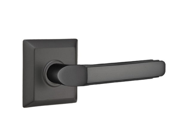 Emtek Milano Lever Concealed Screws with Quincy Rosette